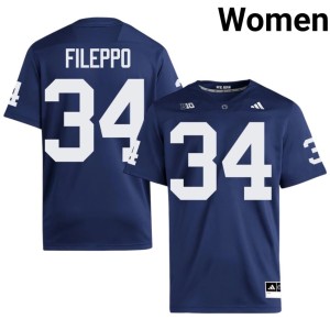 Navy #34 Women's College Football Lions Chris Fileppo University Jerseys 567642-497