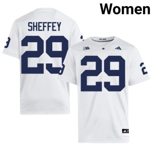 White Penn State 2026-27 Women D'Antae Sheffey #29 College Football Jersey 477370-201