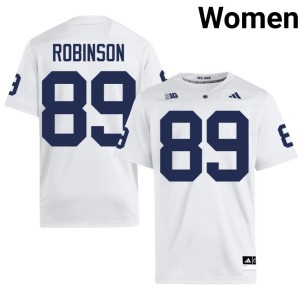 White Roaring Lions #89 Dave Robinson Women's College Football Game Jerseys 436069-407