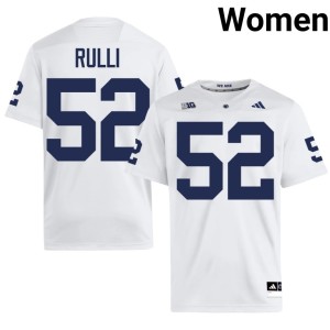 White Womens Penn State Nittany Lions College Football Replica Dominic Rulli #52 Jerseys 638712-788