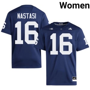 Navy College Football Donte Nastasi #16 High School PSU Nittany Lions Women Jersey 861525-961