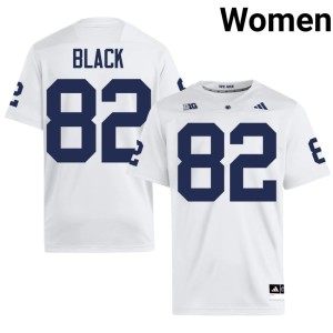 White NCAA College Football #82 Ethan Black Lions Womens Jersey 117604-916