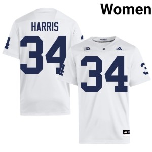 White Franco Harris PSU University #34 Womens College Football Jerseys 320866-286