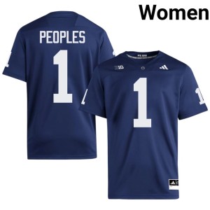 Navy James Peoples Womens 2026 Roaring Lions #1 College Football Jerseys 858849-490
