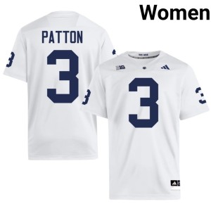 White #3 Women's Penn State Nittany Lions Game College Football Jamison Patton Jersey 578049-624