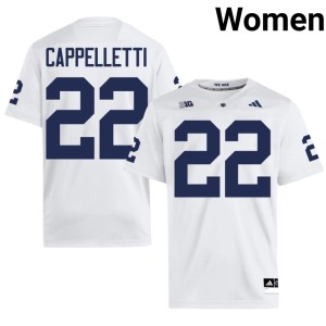 White Nittany Lions John Cappelletti Women NCAA College Football #22 Jersey 906739-752
