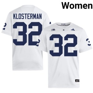 White Roaring Lions Limited #32 John Klosterman College Football Womens Jerseys 433461-606