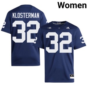 Navy Women's Lions College Football Replica #32 John Klosterman Jersey 711051-908