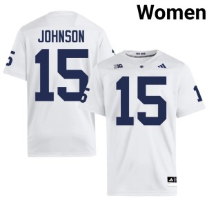 White College Football High School #15 Lions Joshua Johnson Womens Jerseys 242543-942