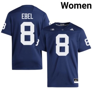 Navy Women #8 Kooper Ebel Game College Football Penn State Nittany Lions Jersey 414993-519