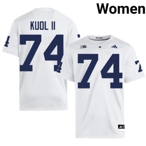 White Women's Official #74 Kuol Kuol II Penn State College Football Jerseys 555162-326