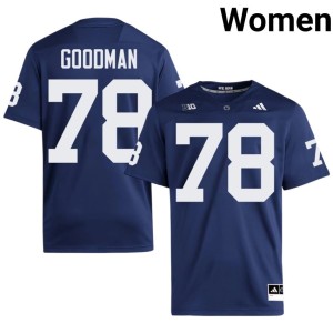 Navy Roaring Lions Malachi Goodman #78 University College Football Women Jersey 513433-355