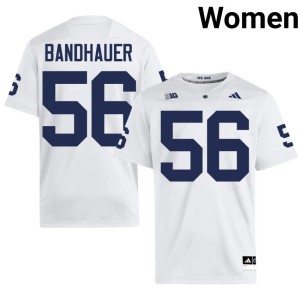 White Womens Mason Bandhauer College Football Roaring Lions Official #56 Jersey 371606-479