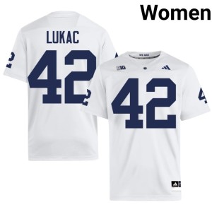 White Mason Robinson #42 College Football Women Penn State Player Jerseys 371095-315