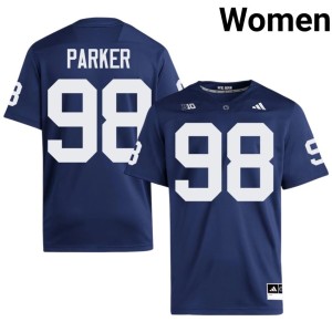 Navy NCAA Matthew Parker #98 Womens College Football PSU Nittany Lions Jerseys 430874-923
