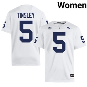 White Roaring Lions College Football Mitch Tinsley Women's #5 University Jersey 664271-153