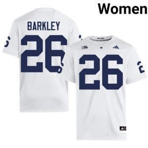 White Saquon Barkley Penn State College Football #26 2026-27 Women Jersey 438764-698