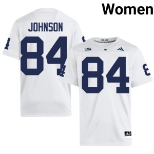 White Theo Johnson Lions Limited College Football Womens #84 Jerseys 985648-125