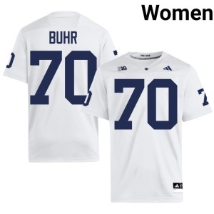 White PSU #70 2026 College Football Trevor Buhr Womens Jerseys 194533-628