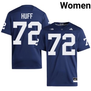 Navy #72 NCAA PSU Lions Tyshon Huff Womens College Football Jerseys 777524-895