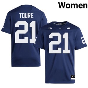 Navy Game #21 College Football PSU Womens Vaboue Toure Jerseys 155577-568