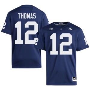 Navy Xxavier Thomas College Football Penn State Nittany Lions High School #12 Men Jersey 444417-170