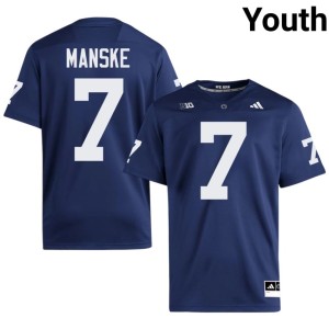 Navy #7 2026-27 Lions Youth Alex Manske College Football Jersey 568369-596