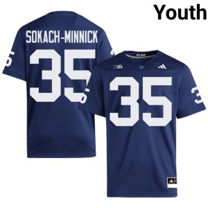 Navy Youth #35 Blaise Sokach-Minnick College Football Penn State Player Jersey 805671-755