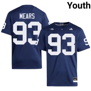 Navy High School Youth Lions College Football #93 Bobby Mears Jersey 588690-898