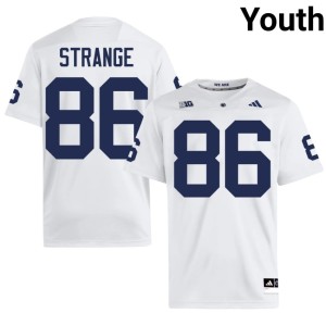 White #86 Brenton Strange Penn State Nittany Lions Youth University College Football Jerseys 307546-747
