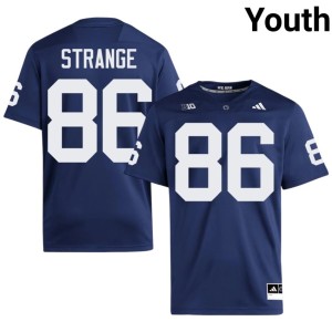 Navy #86 Brenton Strange College Football NCAA Youth PSU Nittany Lions Jerseys 553577-427