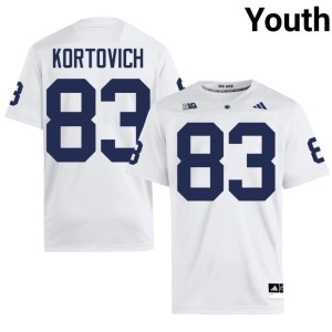 White High School Youth Nittany Lions College Football Brian Kortovich #83 Jersey 830151-817