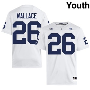 White Cam Wallace Penn State Nittany Lions Youth #26 High School College Football Jerseys 502224-749