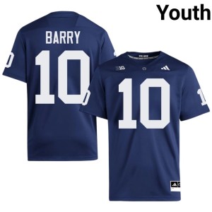 Navy PSU Nittany Lions Connor Barry College Football Youth #10 Alumni Jerseys 679319-708