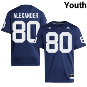 Navy Youth College Football High School Cooper Alexander #80 Penn State Nittany Lions Jerseys 466260-635