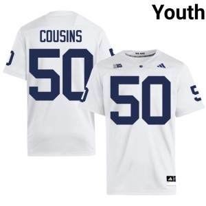 White College Football Penn State #50 Youth Player Cooper Cousins Jersey 569183-420