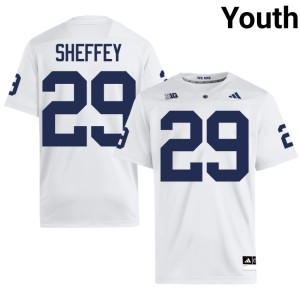 White Youth Stitched College Football D'Antae Sheffey Penn State #29 Jerseys 268858-170