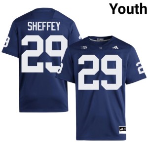 Navy Stitched College Football Penn State Nittany Lions #29 Youth D'Antae Sheffey Jersey 456804-187