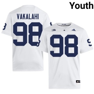 White Youth Penn State Nittany Lions College Football Alumni #98 Dallas Vakalahi Jersey 133292-575