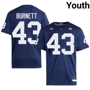 Navy Lions 2026 #43 Dayshaun Burnett College Football Youth Jersey 347788-520