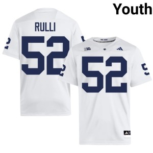 White Dominic Rulli College Football #52 Penn State 2026-27 Youth Jersey 216831-458
