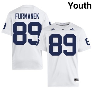 White Roaring Lions Youth Finn Furmanek High School #89 College Football Jerseys 929750-732