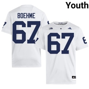 White College Football Player Henry Boehme PSU Lions Youth #67 Jersey 426185-908