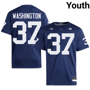 Navy College Football Jeremy Washington Replica #37 Youth Penn State Lions Jersey 930609-369