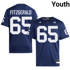 Navy 2026 Jim Fitzgerald Youth College Football #65 Lions Jersey 129002-914