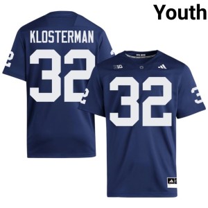 Navy John Klosterman Nittany Lions #32 College Football Game Youth Jersey 493263-949