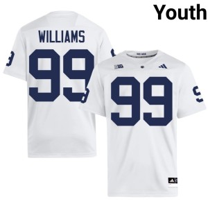 White Alumni Keanu Williams Penn State Youth College Football #99 Jerseys 972697-574