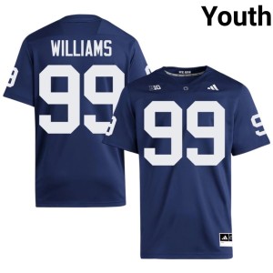 Navy #99 Youth Penn State College Football Keanu Williams Alumni Jersey 200379-298
