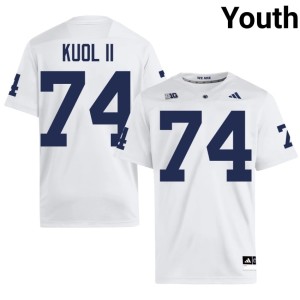 White Penn State #74 Youth Kuol Kuol II Game College Football Jerseys 940868-731