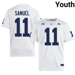 White #11 Youth College Football 2026-27 Lyrick Samuel PSU Nittany Lions Jerseys 945542-744